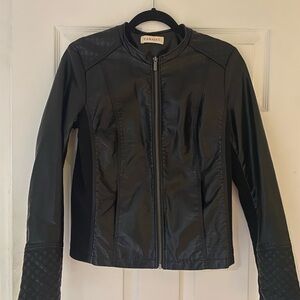Camaieu Black Faux Leather Jacket